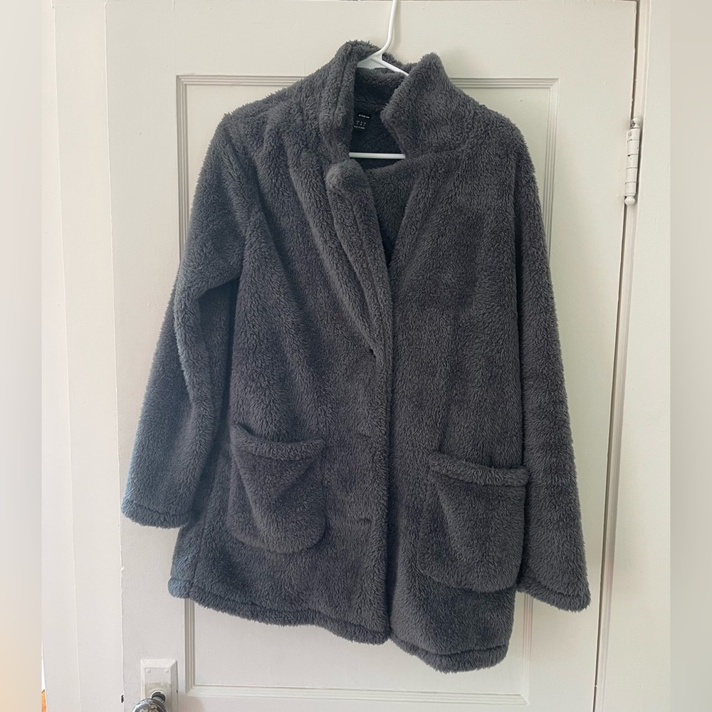 Gray Teddy Coat
